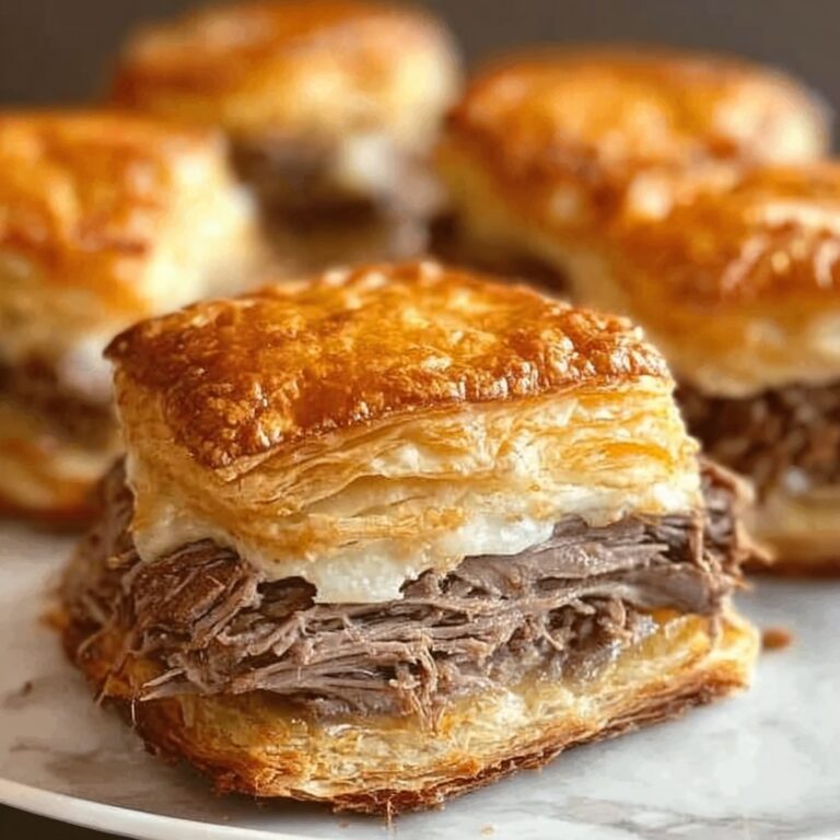 Baked French Dip Biscuits with Dipping Beef Broth Recipe