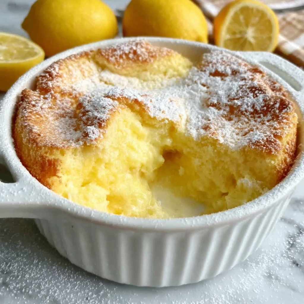Magic Lemon Cobbler Recipe - Recipe Image