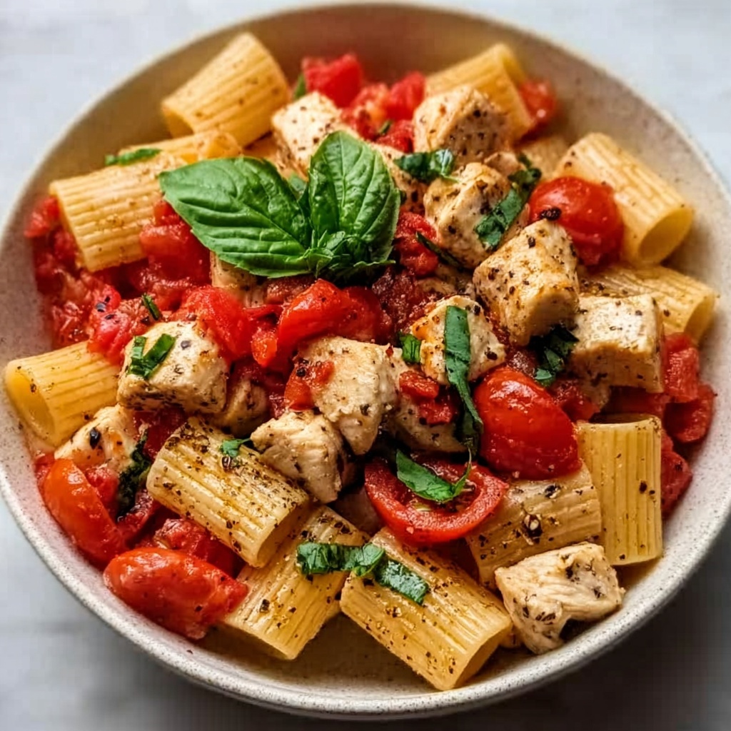 Bruschetta Chicken Pasta Recipe - Recipe Image