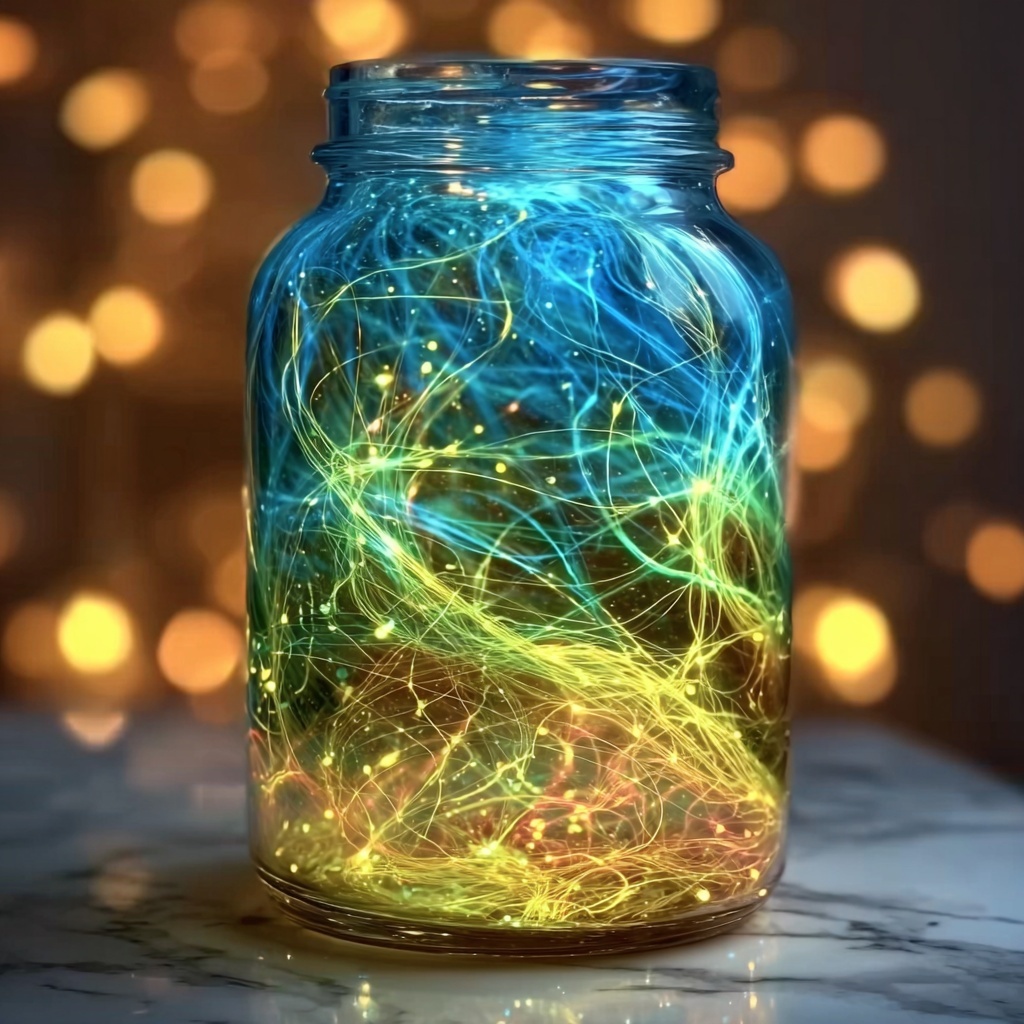 Glowing Fireworks in a Jar Recipe - Recipe Image