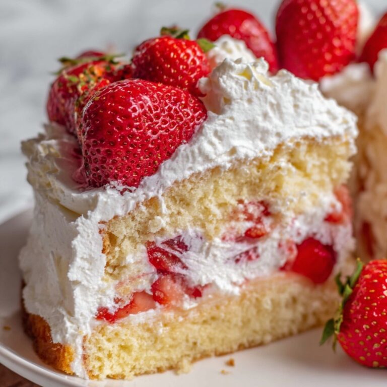 Strawberry Angel Cake Recipe