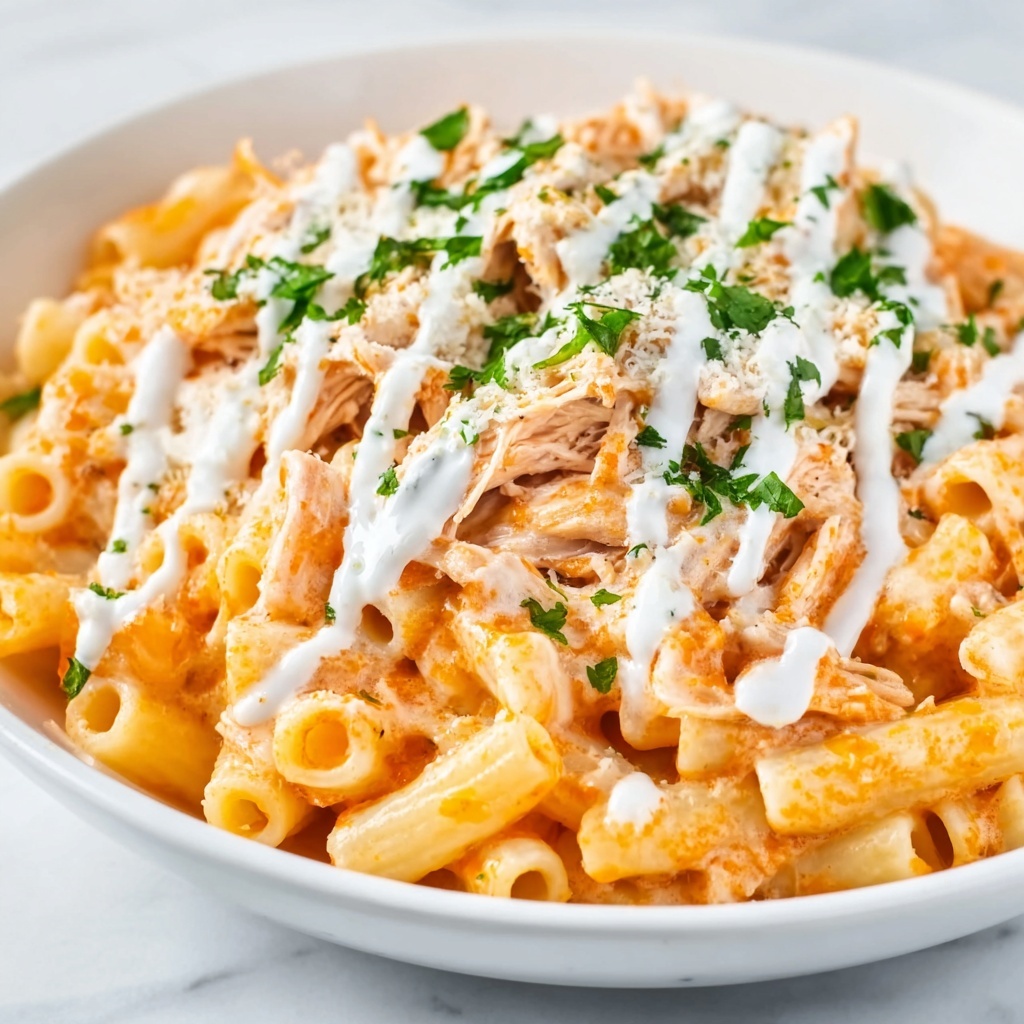 Buffalo Chicken Pasta Recipe - Recipe Image