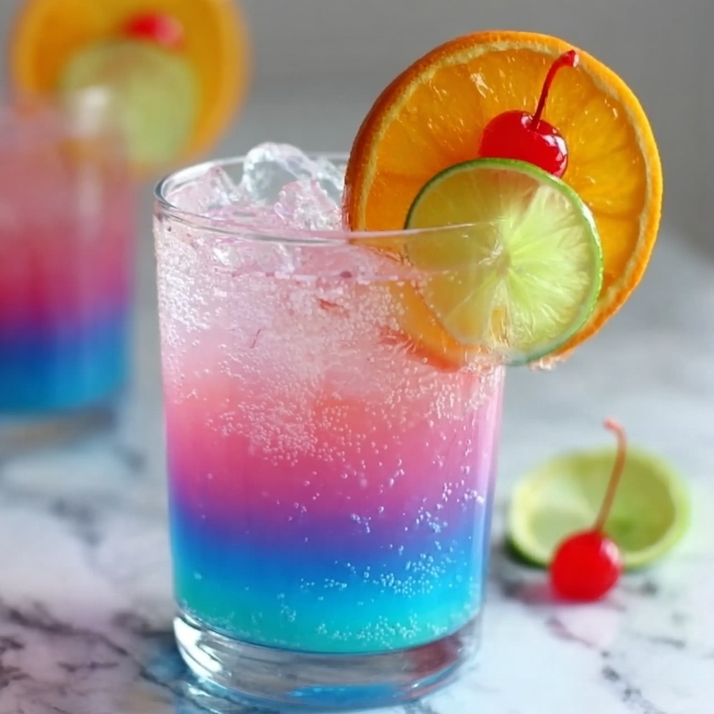 Jamaican Me Crazy Party Punch: Non-Alcoholic Tropical Fruit Juice Beverage Recipe - Recipe Image