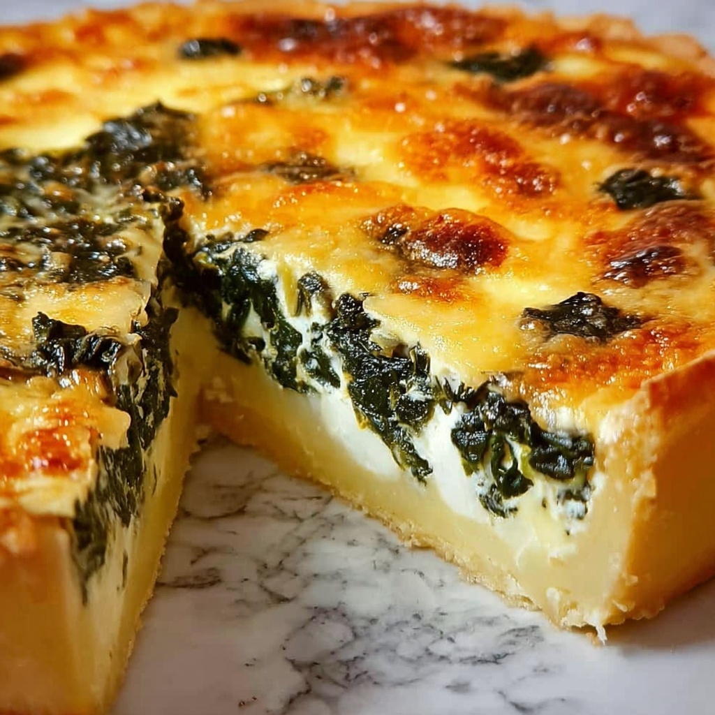 Spinach Egg Cheese Pie: An Incredible Ultimate Recipe for Lunch Lovers Recipe - Recipe Image