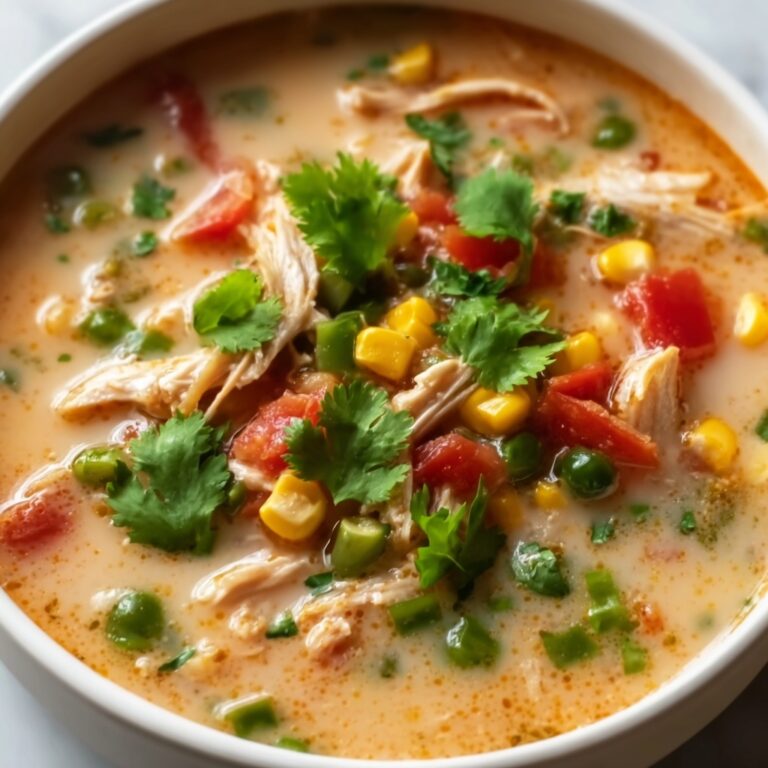 Green Chicken Enchilada Soup Recipe