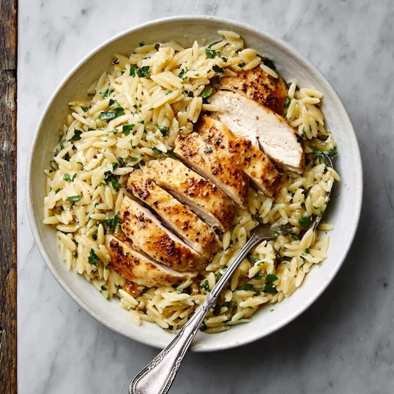 Tender Chicken Orzo with Parmesan Recipe