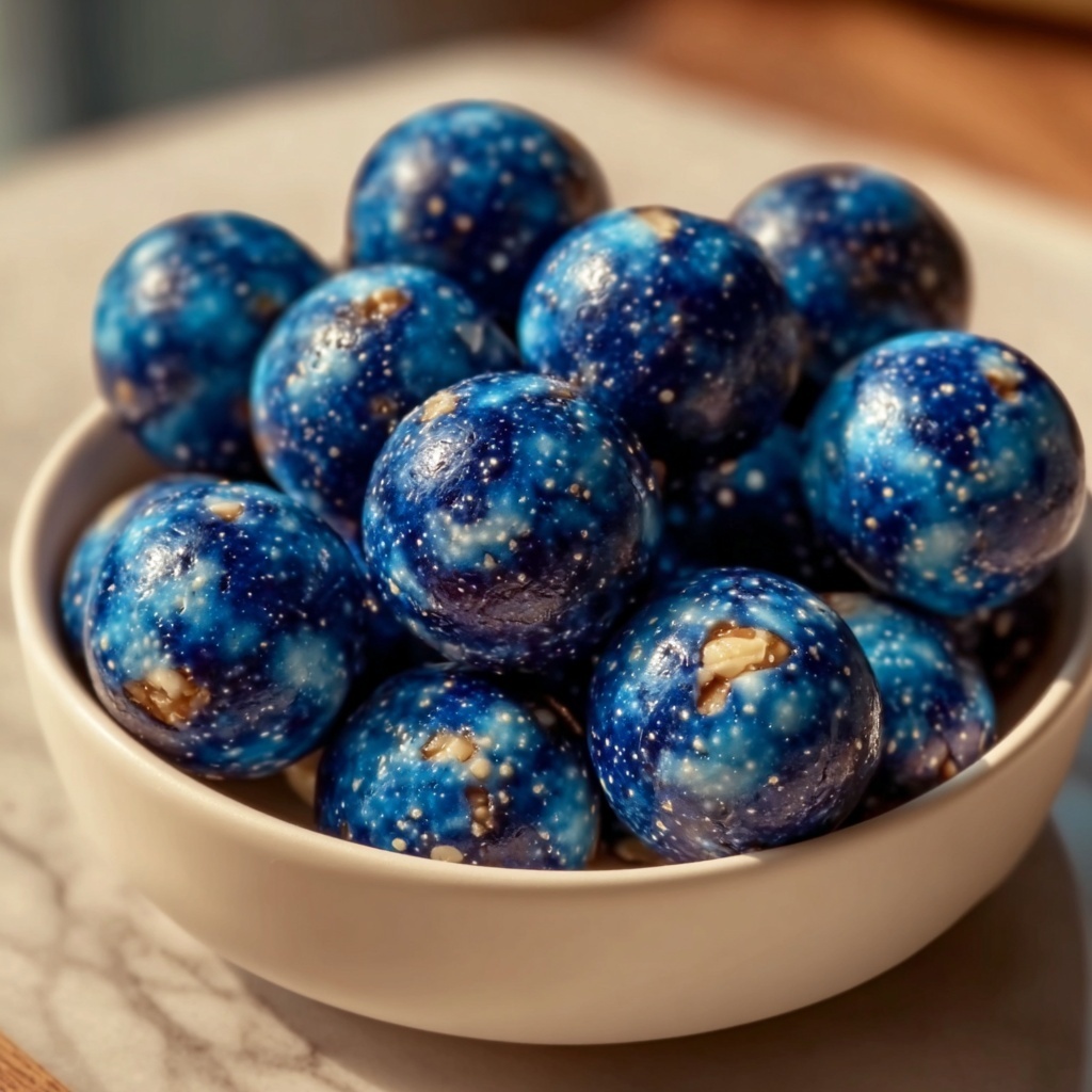Beauty-Boosting Blue Majik Energy Balls Recipe - Recipe Image