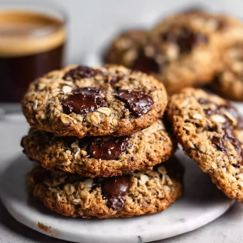 Chocolate Chip Espresso Oatmeal Cookies Recipe - Recipe Image