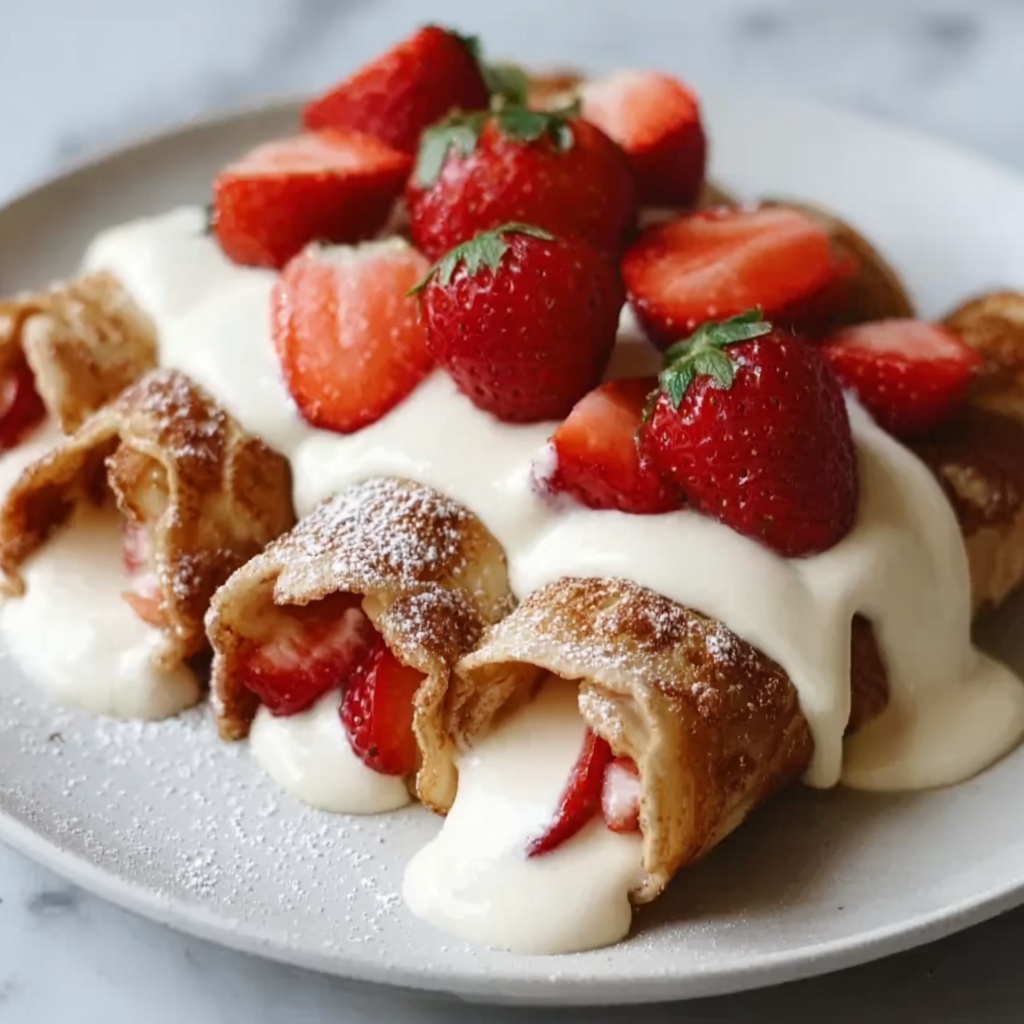 Strawberry French Toast Rolls Recipe - Recipe Image