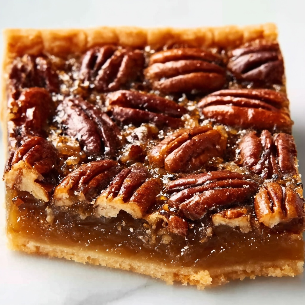 Vegan Pecan Pie Bars Recipe - Recipe Image