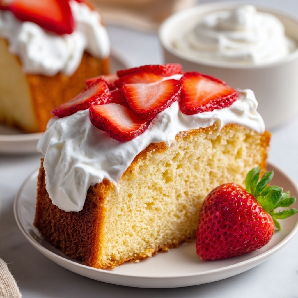 Strawberry Shortcake with Pound Cake Recipe - Recipe Image