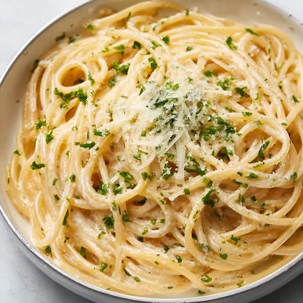 Garlic Parmesan Pasta (One Pot!) Recipe - Recipe Image