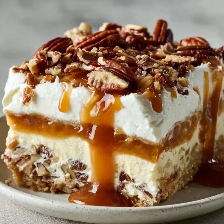 Butter Pecan Praline Poke Cake Recipe