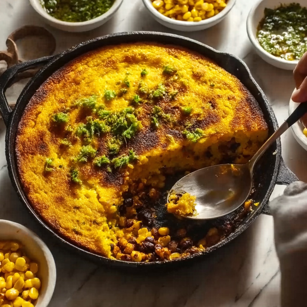 Cowboy Cornbread Casserole Recipe - Recipe Image