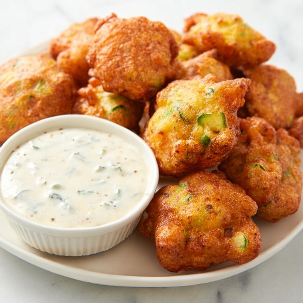 Crispy Zucchini Fritters Recipe - Recipe Image