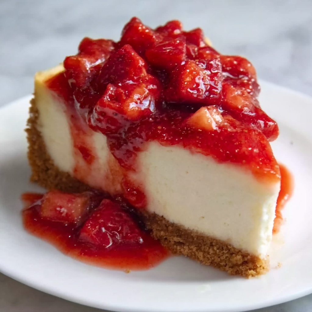 Strawberry Cheesecake Classic Dessert Recipe - Recipe Image