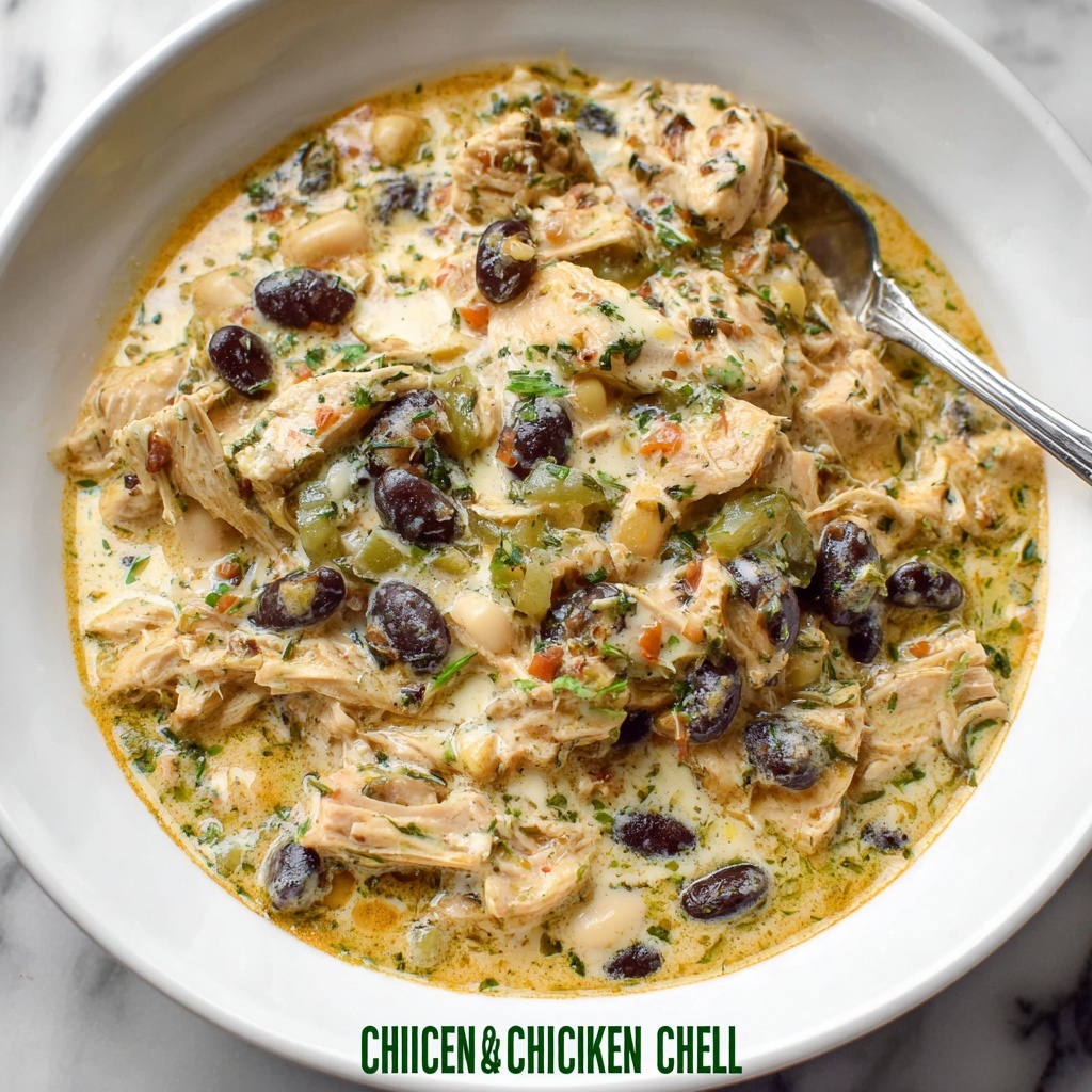 Slow Cooker Cream Cheese Chicken Chili Recipe - Recipe Image
