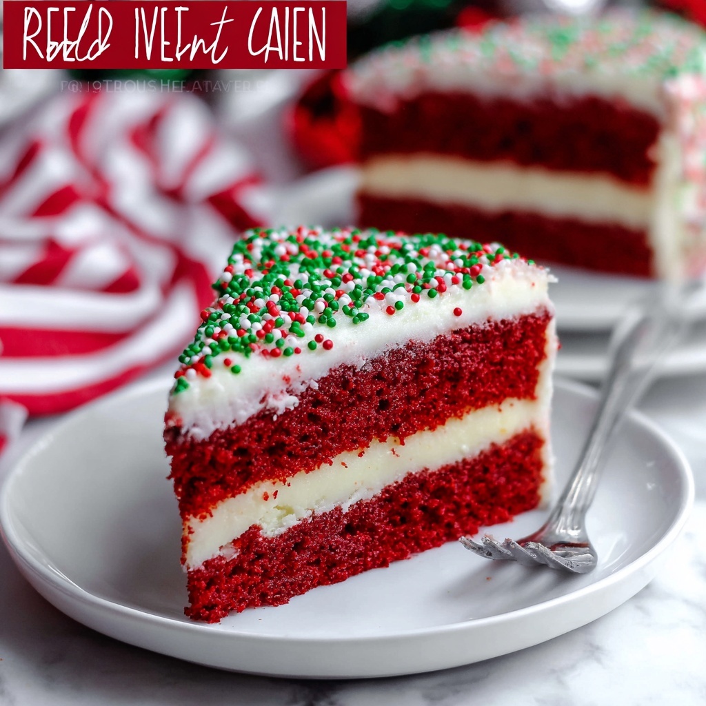 Red Velvet Italian Love Cake Recipe - Recipe Image