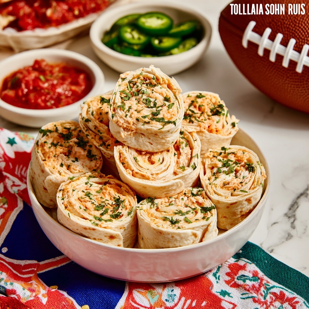 Chicken Salsa Pinwheels Recipe - Recipe Image