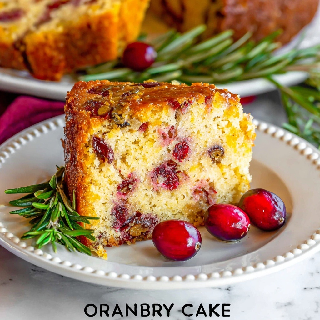 Orange Cranberry Cake Recipe - Recipe Image