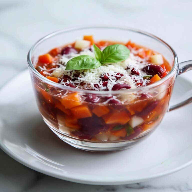 Homemade Slow Cooker Minestrone Soup Recipe