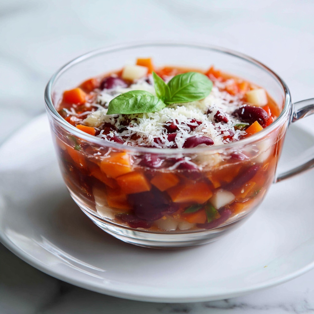 Homemade Slow Cooker Minestrone Soup Recipe - Recipe Image