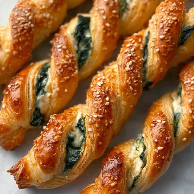 Spinach and Feta Puff Pastry Twists Recipe