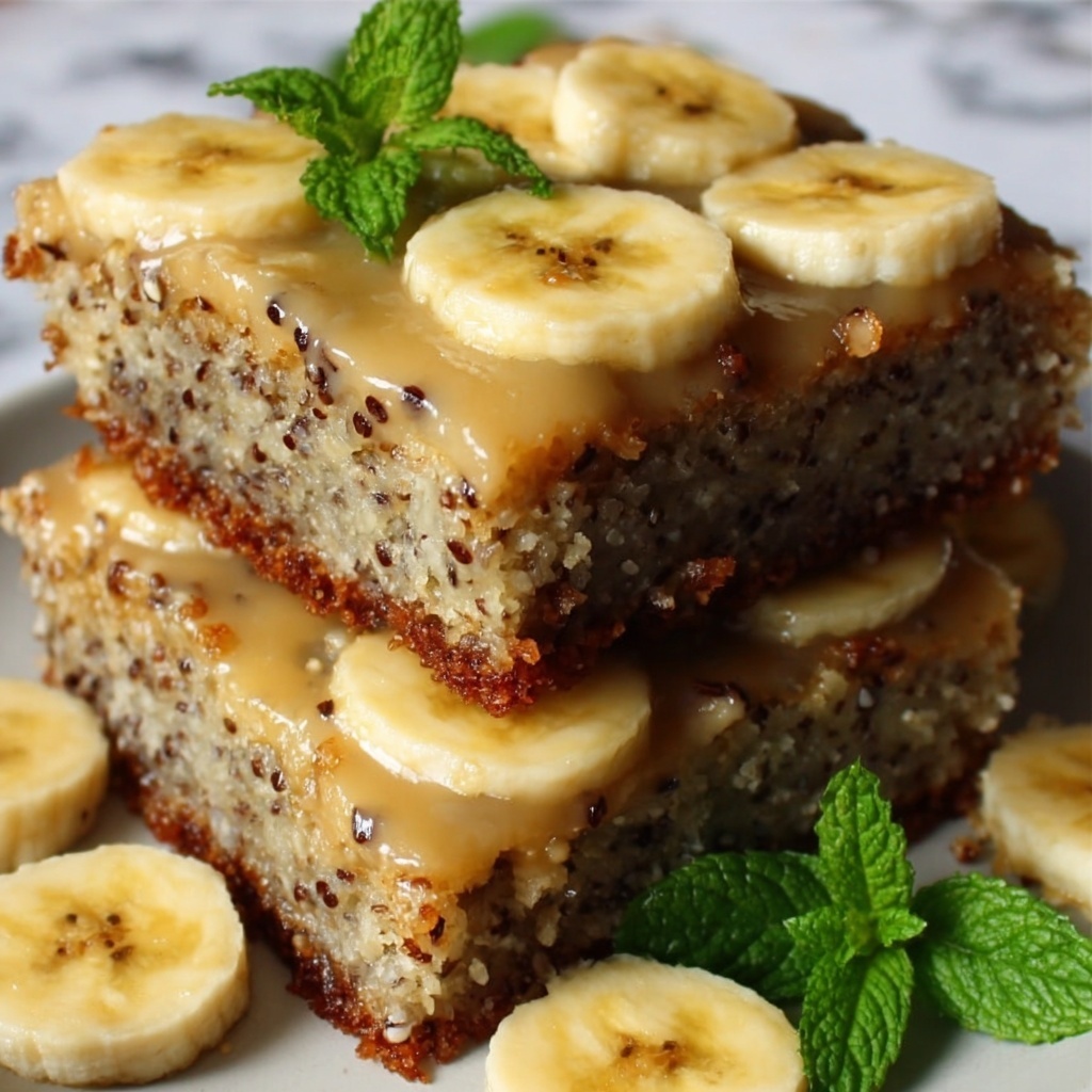 Banana Bread Bars: The Ultimate Moist and Flavorful Treat Recipe - Recipe Image