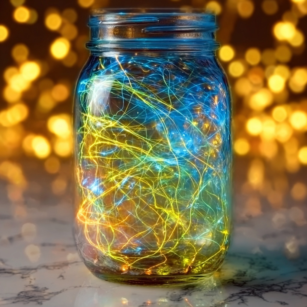 Glowing Fireworks in a Jar Recipe - Recipe Image