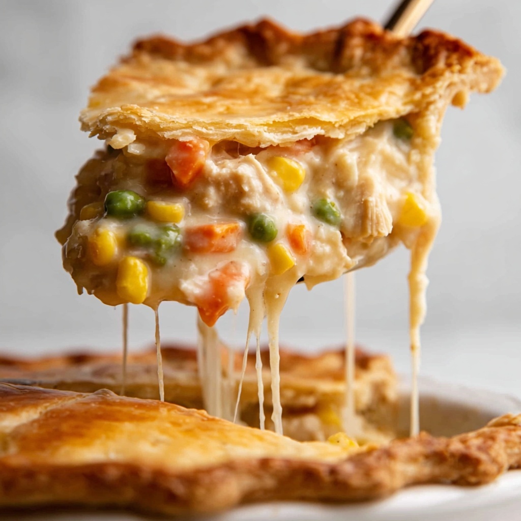 Biscuit Topped Cheesy Chicken Pot Pie Recipe - Recipe Image