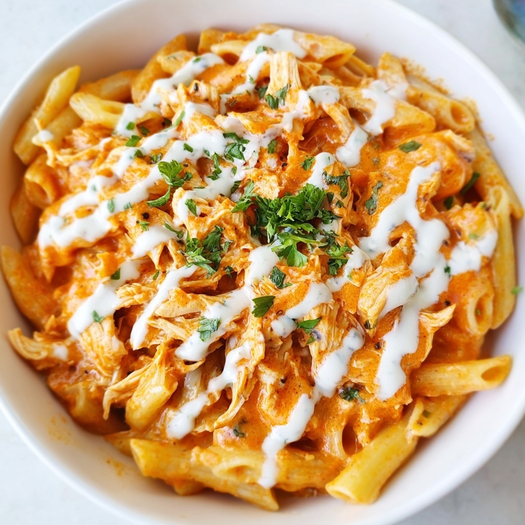 Buffalo Chicken Pasta Recipe - Recipe Image