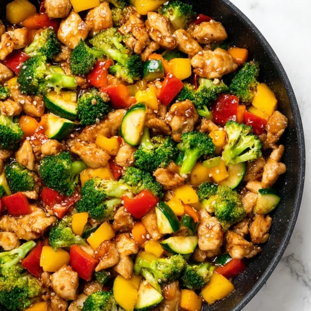 Chicken and Vegetables Skillet Recipe - Recipe Image