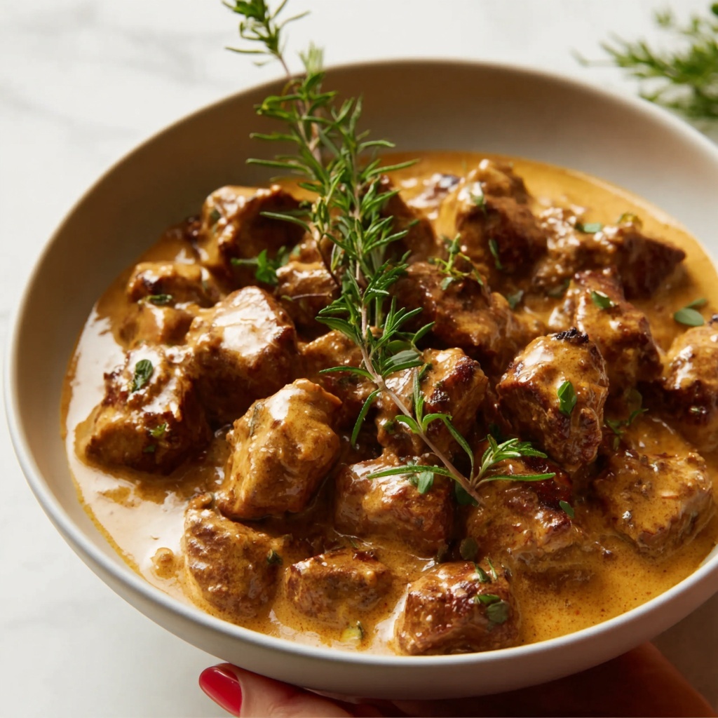 Creamy Chicken Livers Recipe - Recipe Image