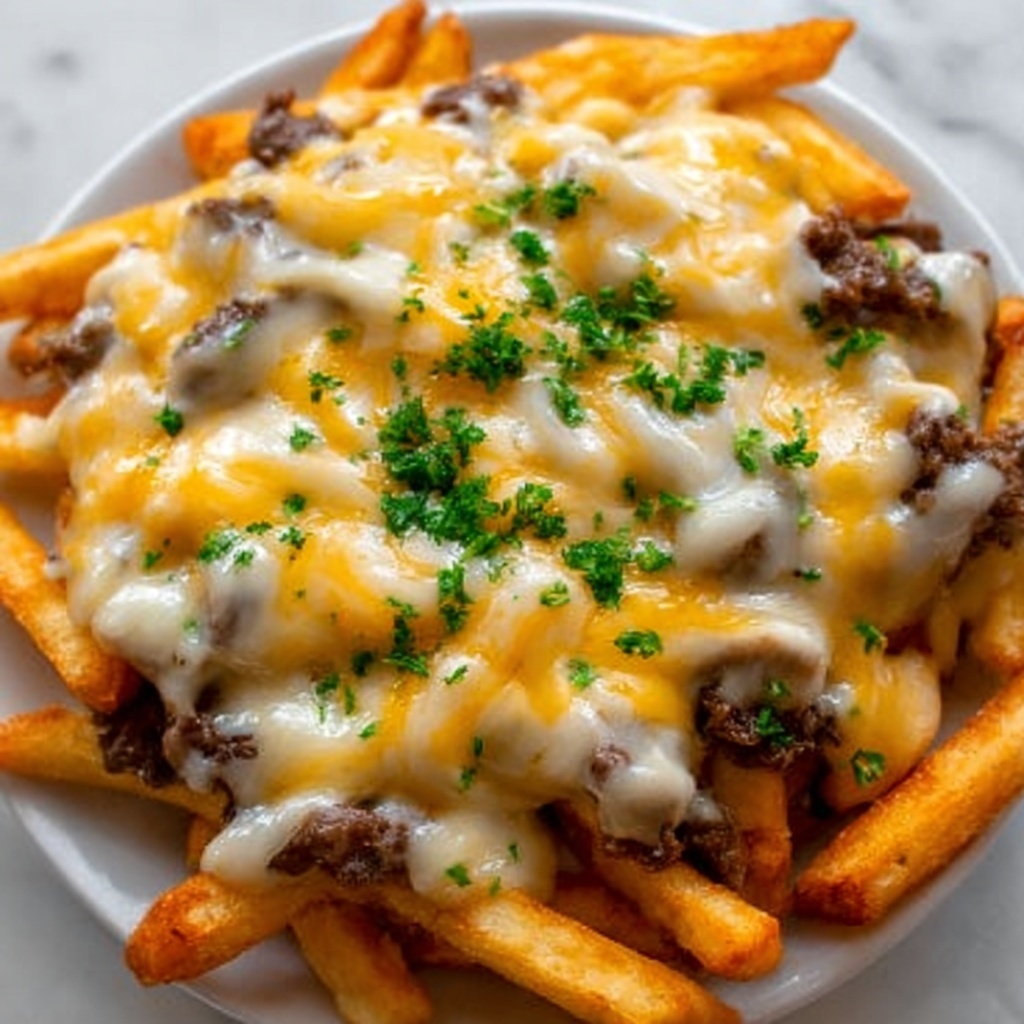 Cheesy Steak Fries Recipe - Recipe Image