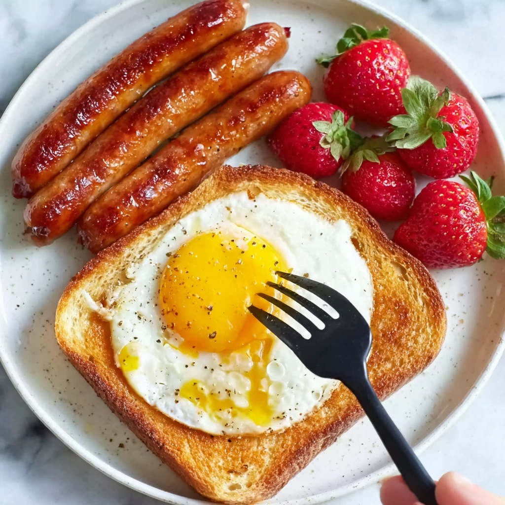 Air Fryer Egg Toast Recipe - Recipe Image