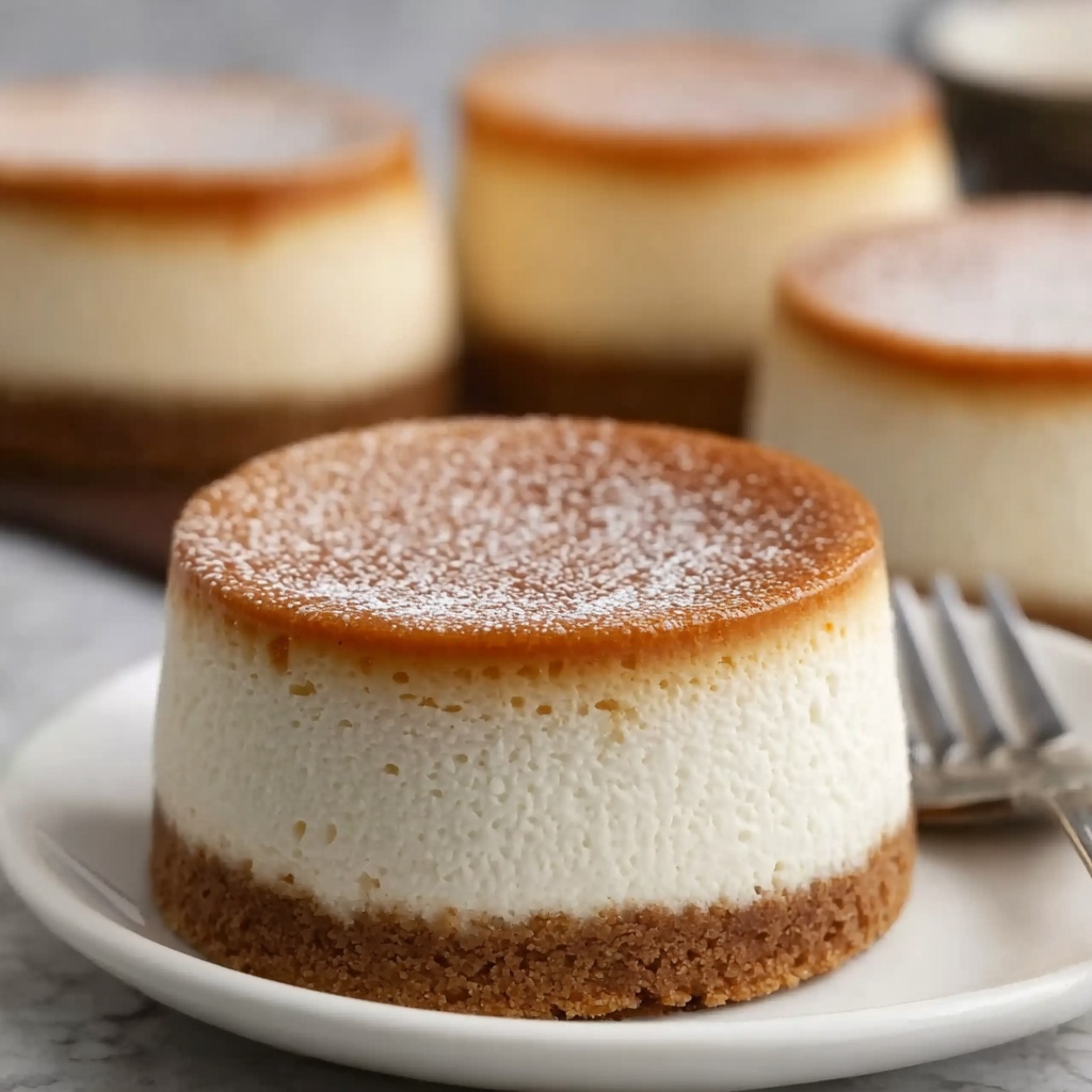 Quick Mini Japanese Cheesecakes Recipe - Recipe Image