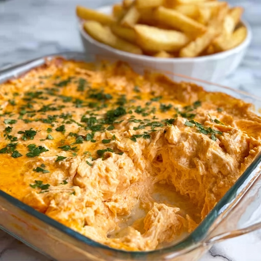 Buffalo Chicken Dip with Canned Chicken Recipe - Recipe Image