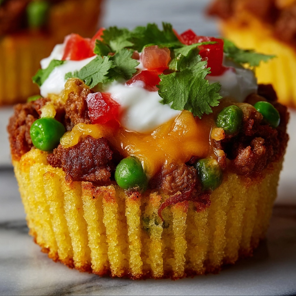 Taco Cupcakes Recipe - Recipe Image
