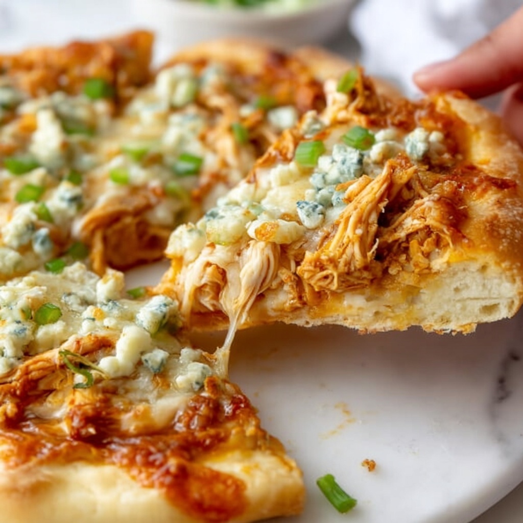 Buffalo Chicken Pizza Recipe - Recipe Image