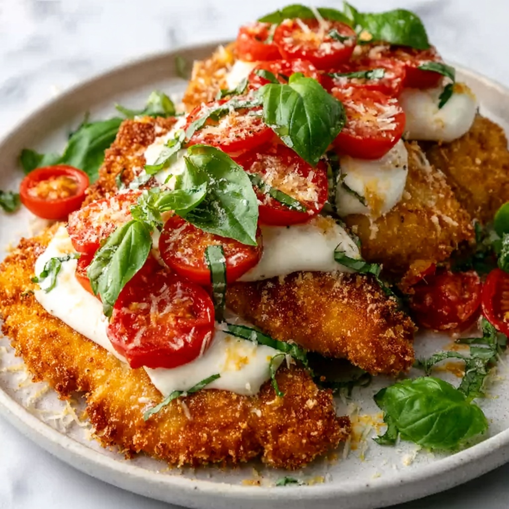Crispy Chicken Caprese Recipe - Recipe Image