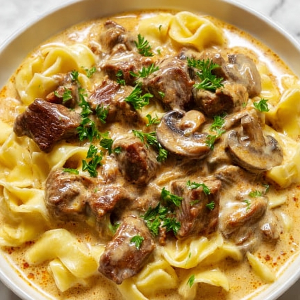 Quick and Easy Ground Beef Stroganoff Recipe - Recipe Image