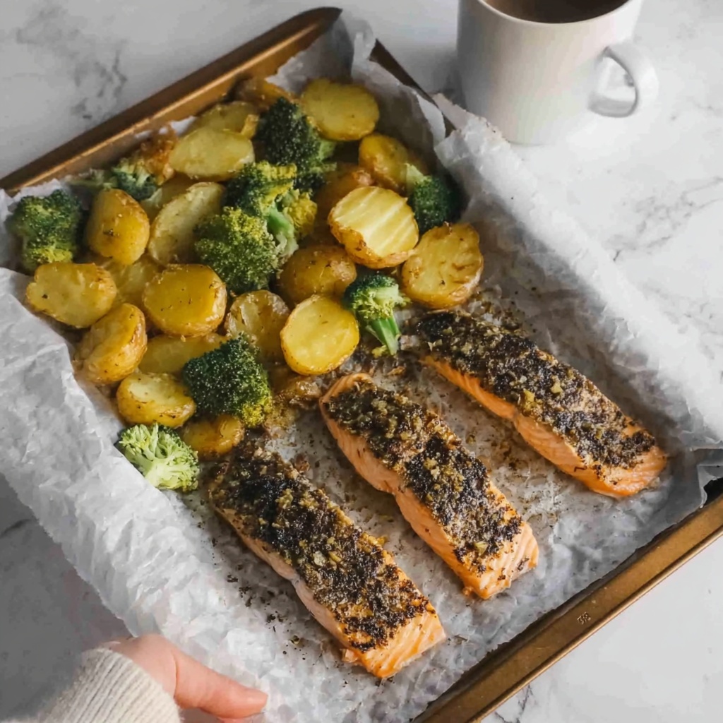 Everything Bagel Sheet Pan Salmon Recipe - Recipe Image