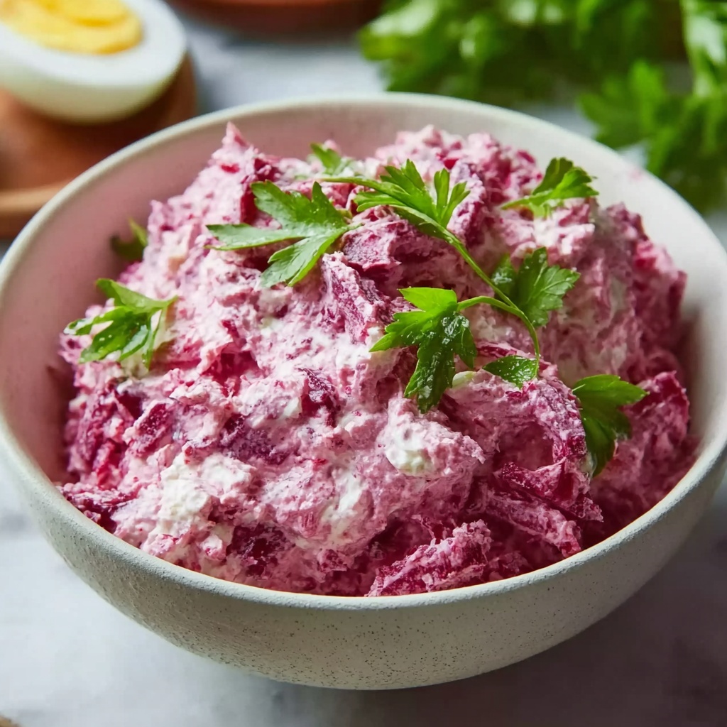 Creamy Beetroot Salad Recipe - Recipe Image