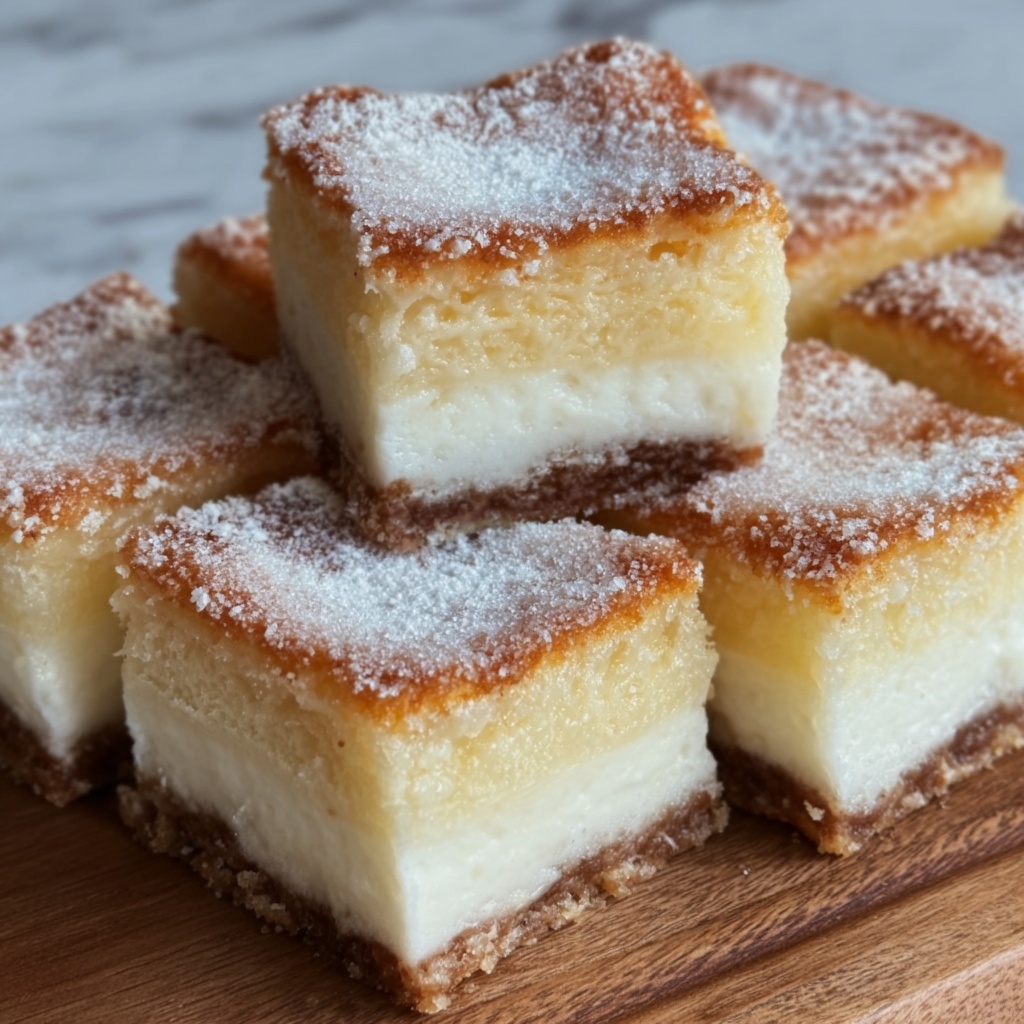 Cinnamon Churro Cheesecake Bars Recipe - Recipe Image