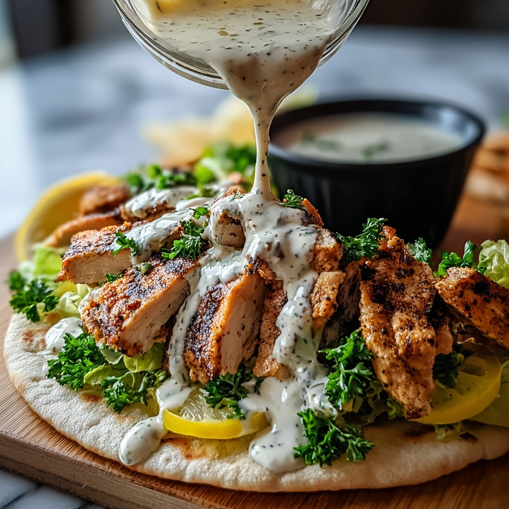 Chicken Shawarma with Creamy Garlic Sauce Recipe - Recipe Image