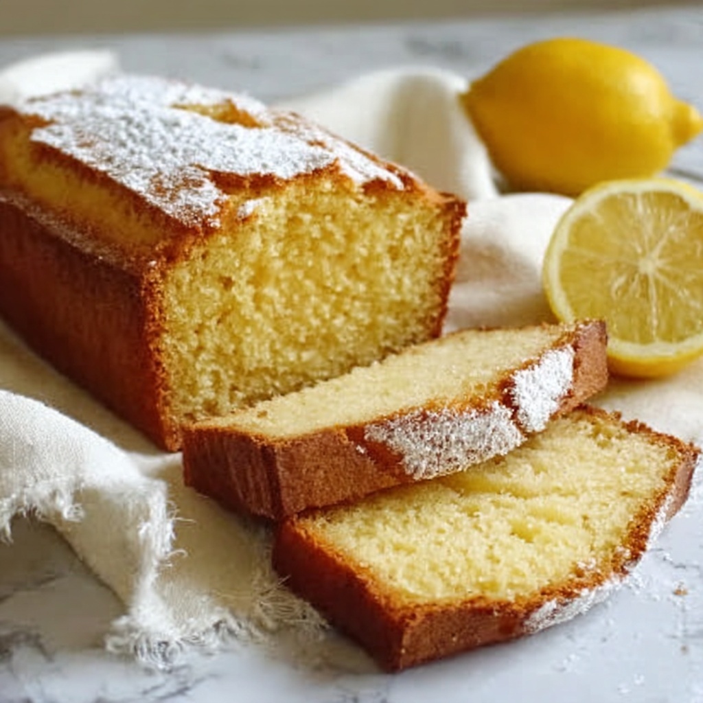 Old-Fashioned Lemon Pound Cake Recipe - Recipe Image