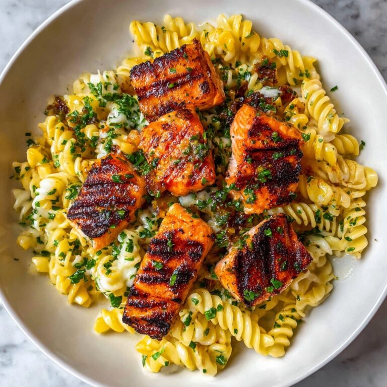 Salmon Bites with Lemon Butter Orzo Recipe