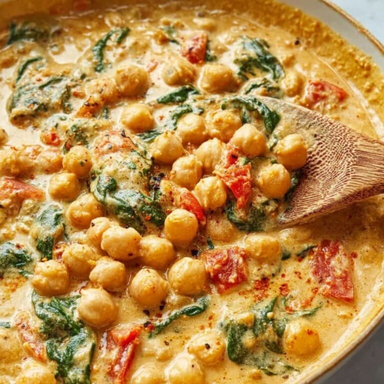 Creamy Sun-Dried Tomato Chickpeas Recipe