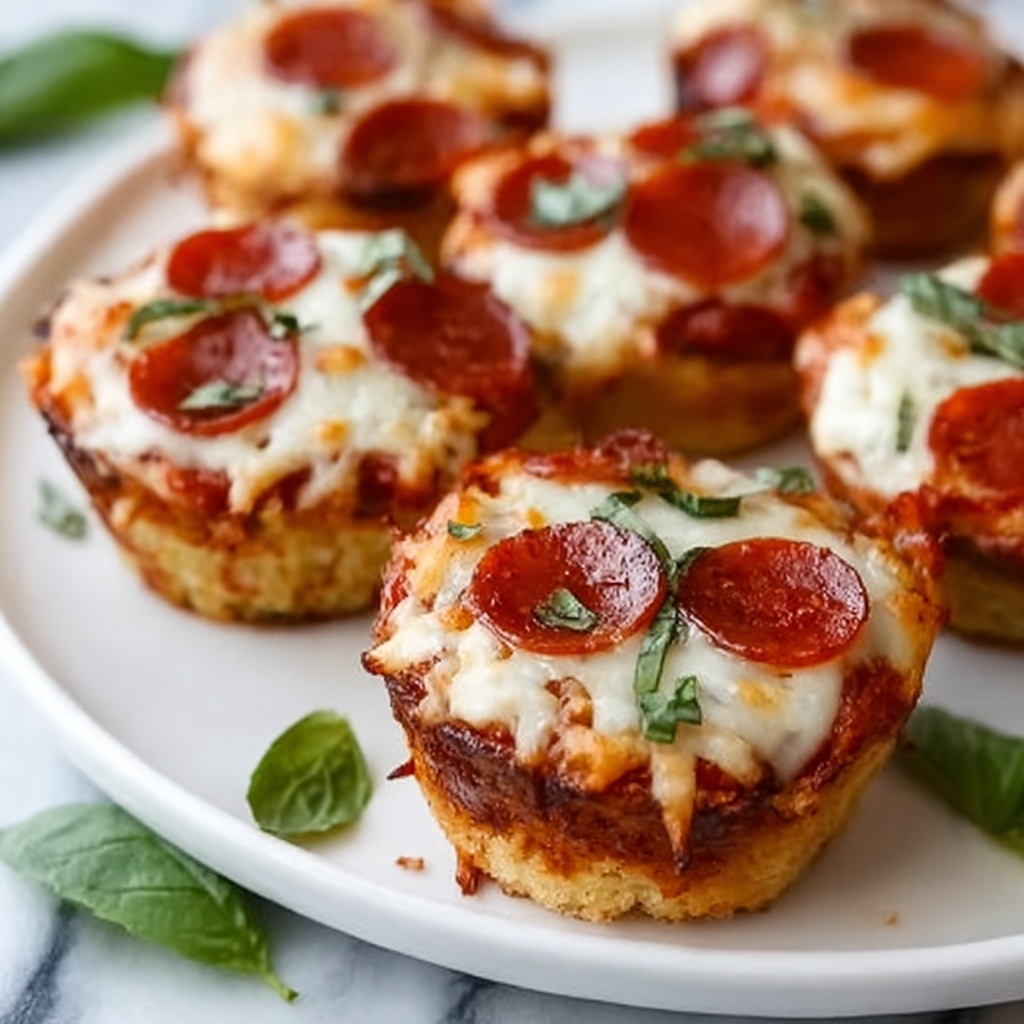 Deep Dish Pizza Cupcakes Recipe - Recipe Image