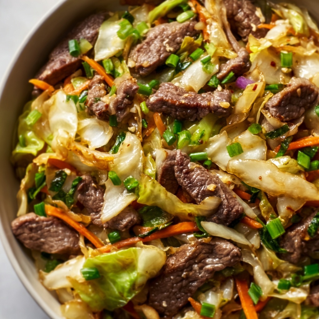 Beef and Cabbage Stir Fry Recipe - Recipe Image